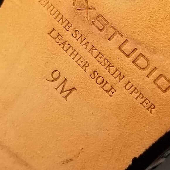 4/$20 AX Studio Strappy Sexy Snakeskin Pumps - Size 9 - Picture 7 of 7